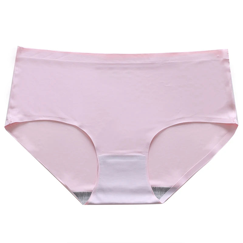 Our Silk Panties Seamless Women Underwear Big Size S-4XL Panties For Woman Female Lingerie Ladies Underpant 1PCS