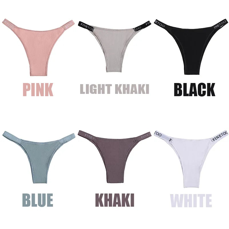 Our 3PCS/Set Cotton Panties Briefs Women Underpants Female Sexy Panties Thong Women's Panties Underwear Solid Color Intimate Lingerie