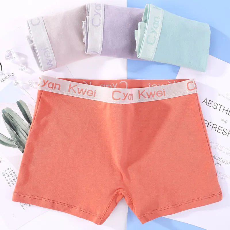 Our Cotton Underwear Women Boyshort Big Size Female Boxer Under Skirt Ladies Safety Short Pants