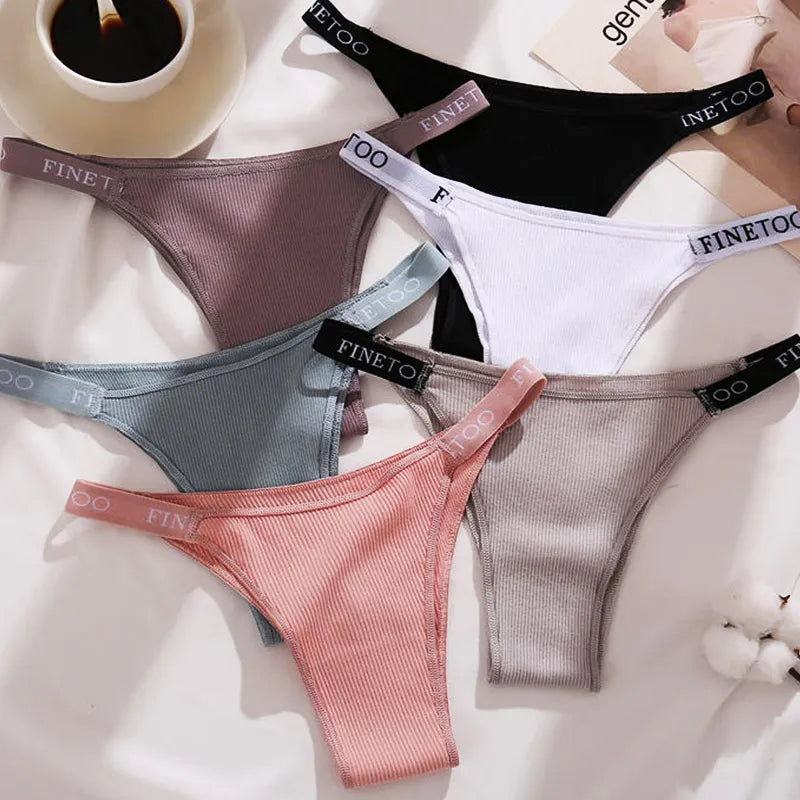 Our 3PCS/Set Cotton Panties Briefs Women Underpants Female Sexy Panties Thong Women's Panties Underwear Solid Color Intimate Lingerie