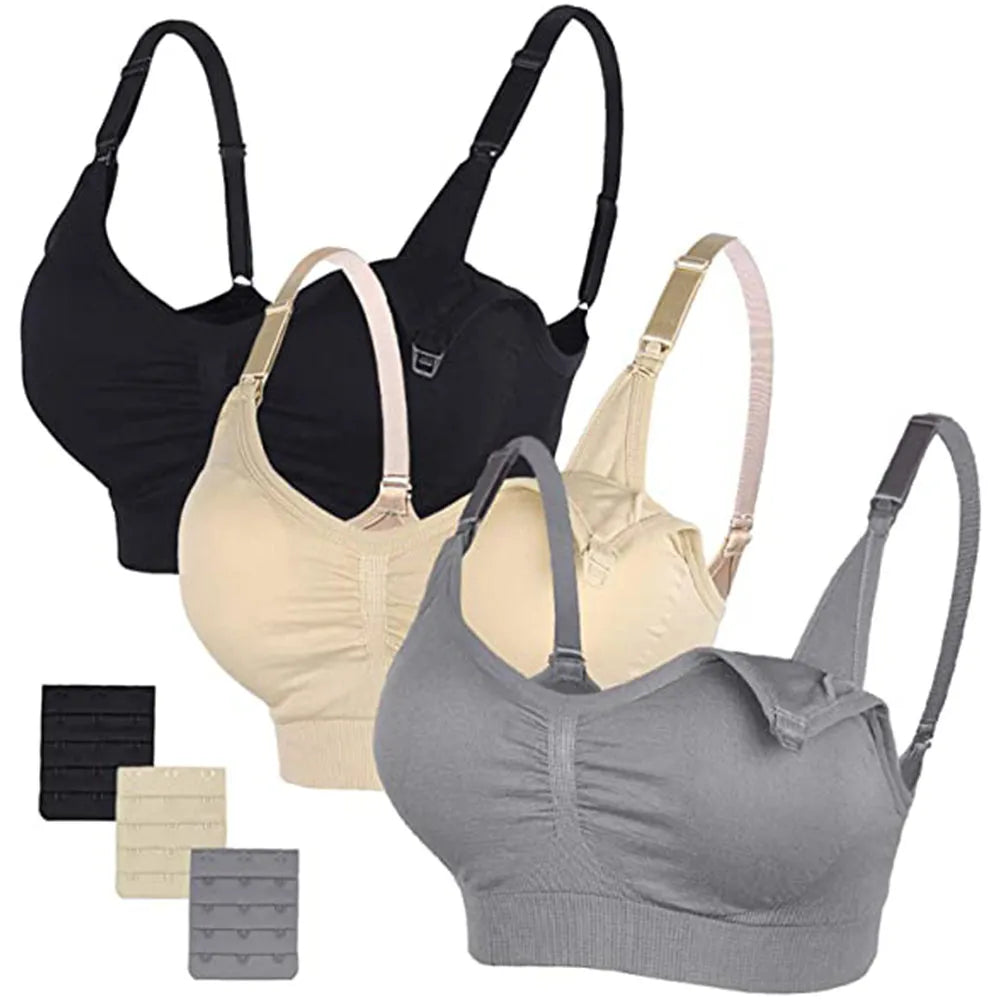 Simply Maternity Bras Wirefree Nursing Bra Pregnancy Clothes Prevent Sagging Breastfeeding Women's Breathable lactancia Bra