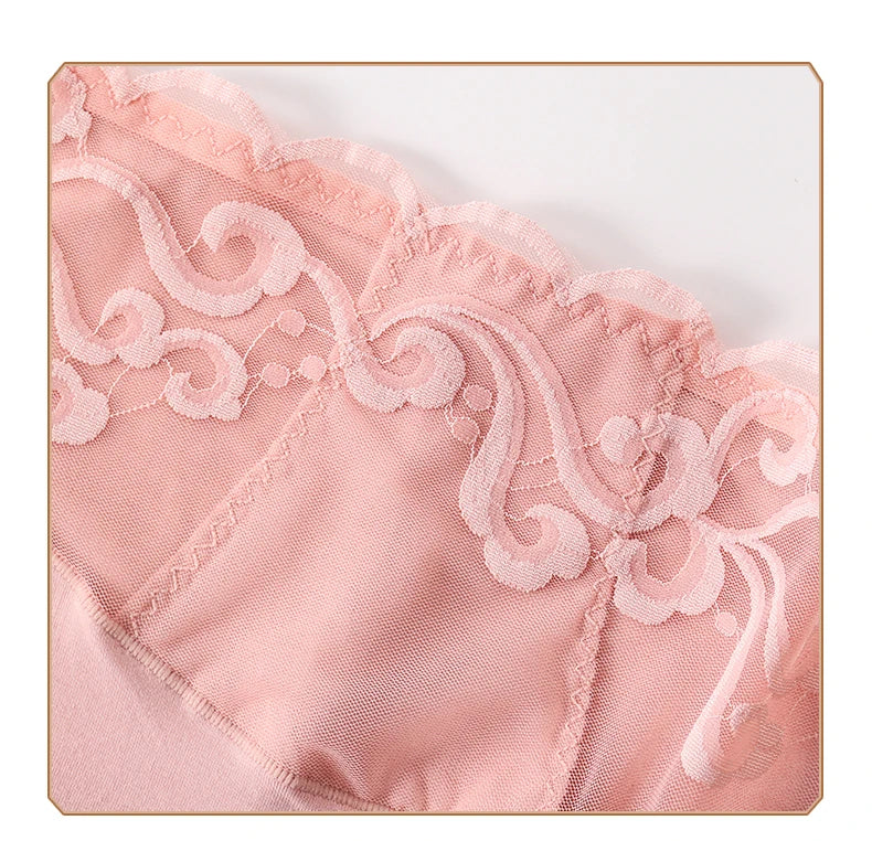 Our 4Pcs High Waist Sexy Lace Women Panties Cotton Body Slimming Ladies Underwear Seamless Girls Briefs Breathable Female Lingerie