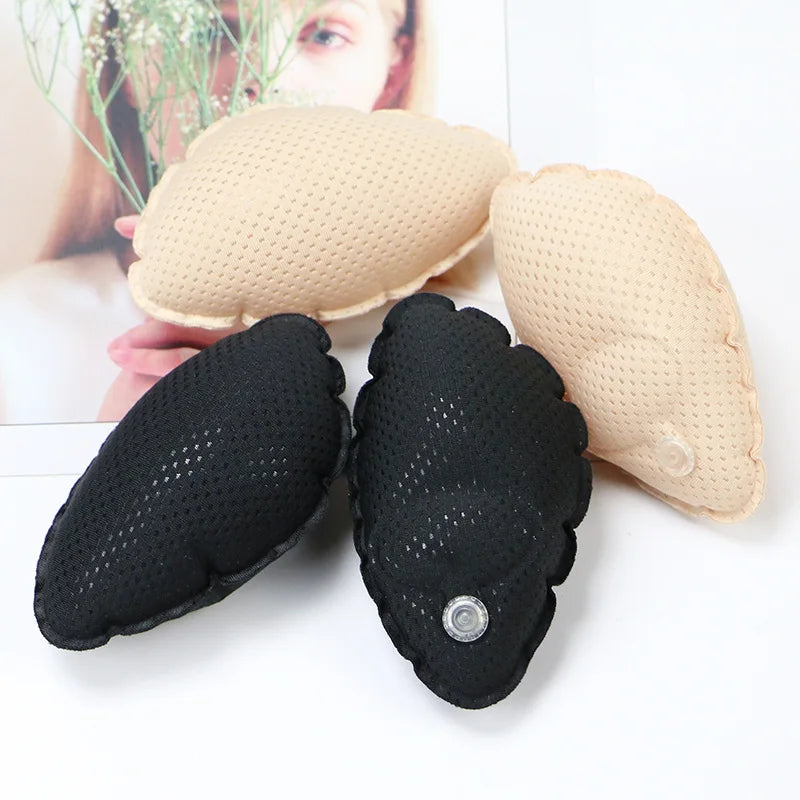 2pcs 1pair Women Intimates Accessories Sponge Swimsuit Breast Push Up Bra Padding Chest Enhancers Bra Foam Insert Chest Cup