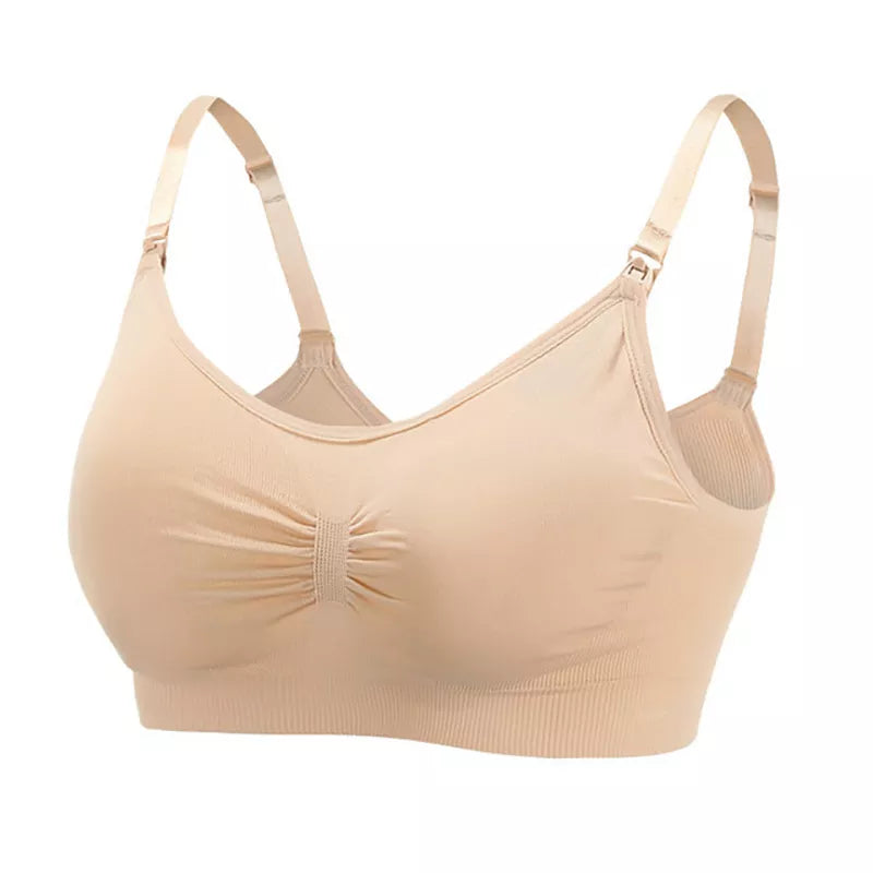 Our Nursing Bra Without Bones Maternity Bras Pregnancy Clothes Prevent Sagging Breastfeeding Women Breathable Lactancia Feeding Bras