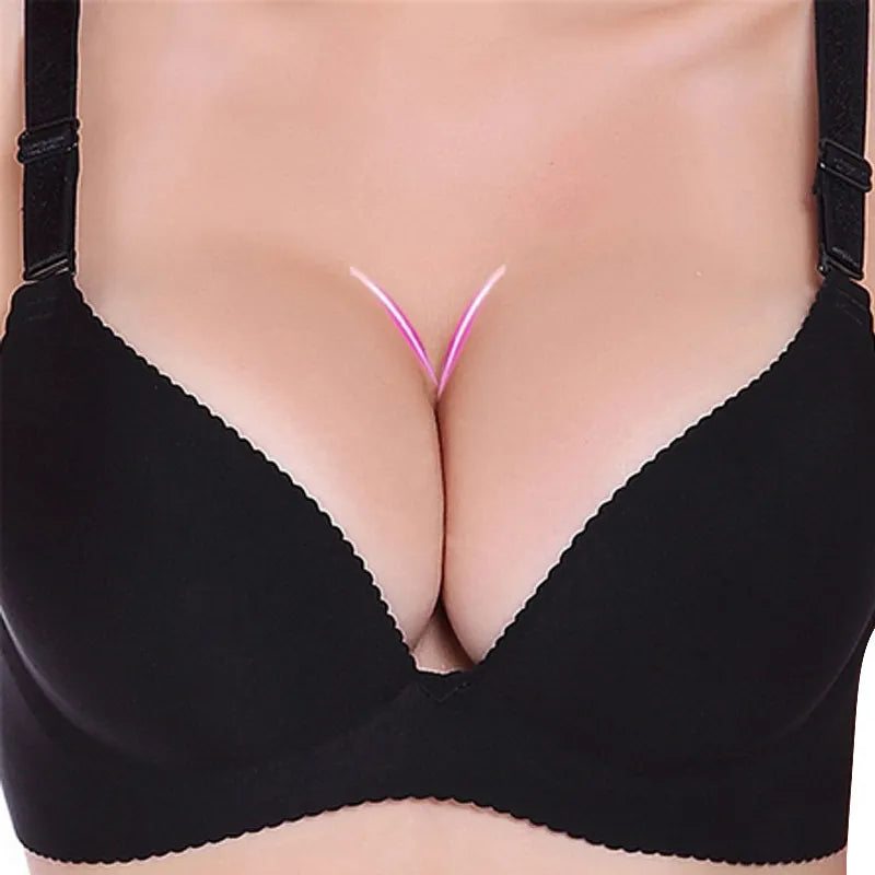 Sexy Deep seamless U Cup Bras For Women Push Up Lingerie Seamless Bralette Plunge Intimates Female Underwear