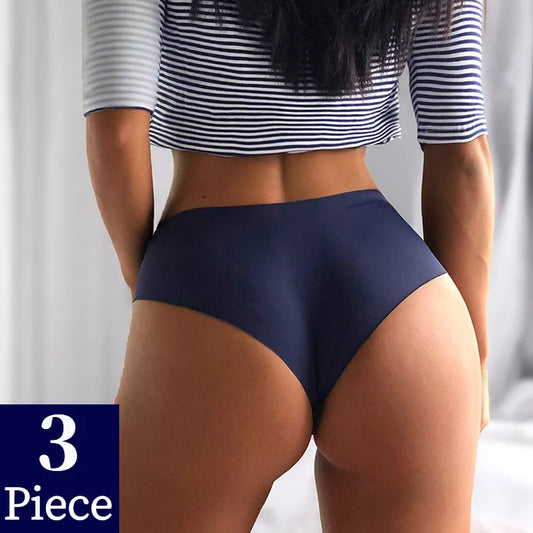 Our TrowBridge 3PCS/Set Seamless satin Women's Panties Sports Breathable Underwear Girls Comfortable Briefs Sexy Lingerie Underpants