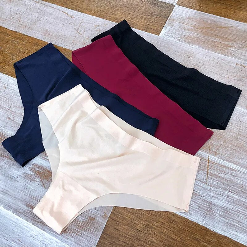 Our TrowBridge 3PCS/Set Seamless satin Women's Panties Sports Breathable Underwear Girls Comfortable Briefs Sexy Lingerie Underpants