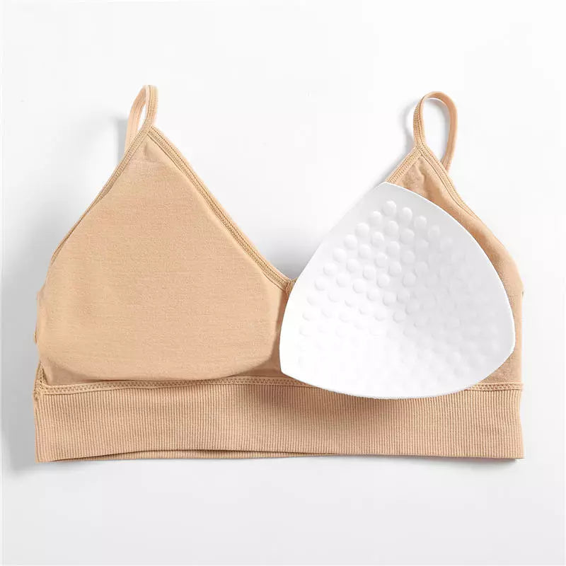 Our Women Invisible Bra Tank Tops Seamless Bralette Brassiere Sexy Underwear Stretch Female Lingerie Intimate Backless Bras