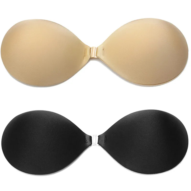 Our Sexy Wireless Front Closure Bras For Women Invisible Push Up Strapless Bra Plus Size Backless Self Stick On Bralette Comfort Bra