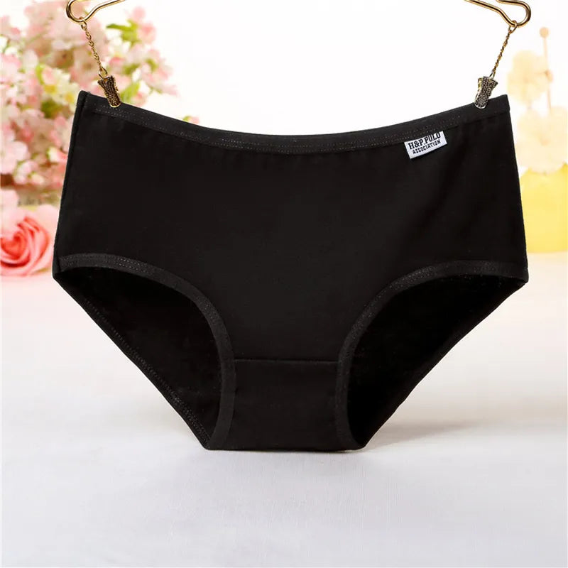 Our 7Pcs/Lot Plus Size Underwear Women's Panties Cotton Girl Briefs Sexy Lingeries Shorts Underpant Solid Panty Female Intimates 4XL