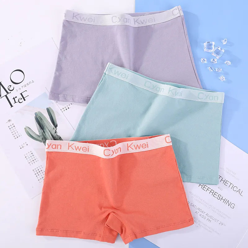 Our Cotton Underwear Women Boyshort Big Size Female Boxer Under Skirt Ladies Safety Short Pants