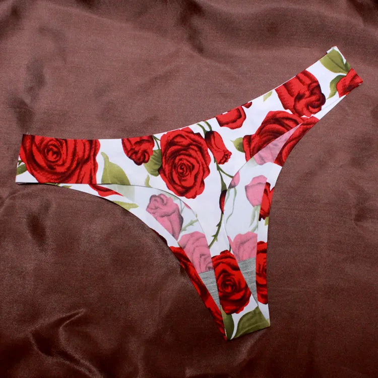 Our floral Women g-string interest sexy underwear ladies panties lingerie bikini panties underwear pants thong intimate wear high waist silk panties