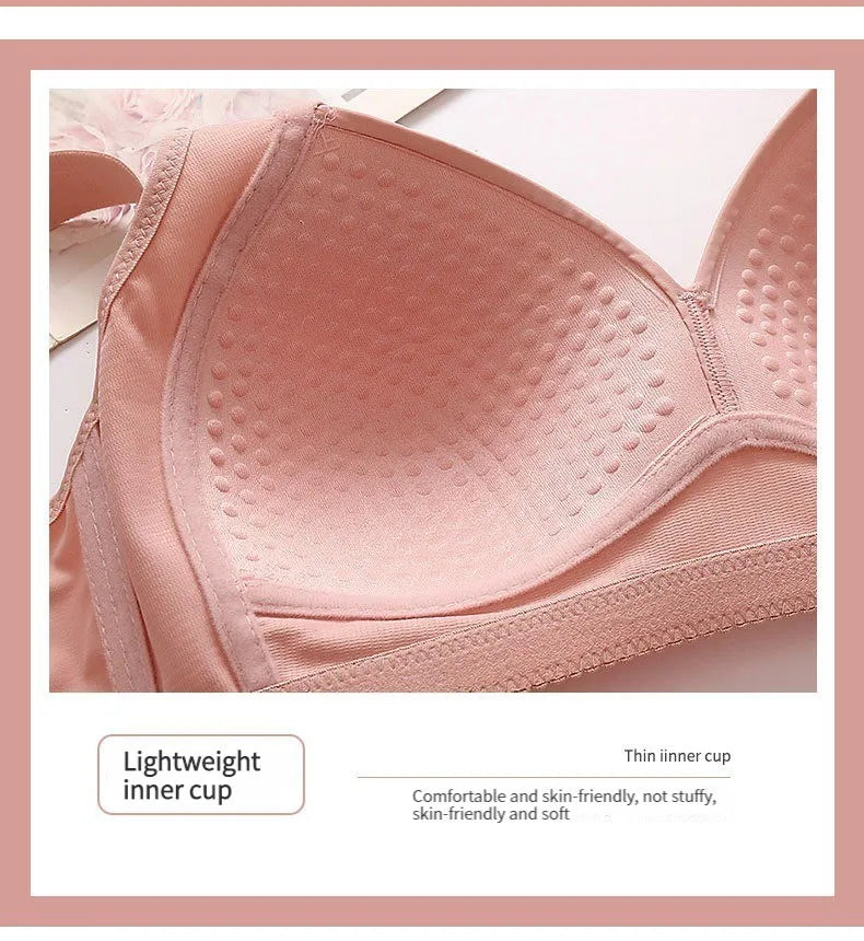 Our New High-grade Large Size Thin Cup Beauty Back Underwear Comfortable Adjustment Breathable Sweat-Absorbing Women Bras