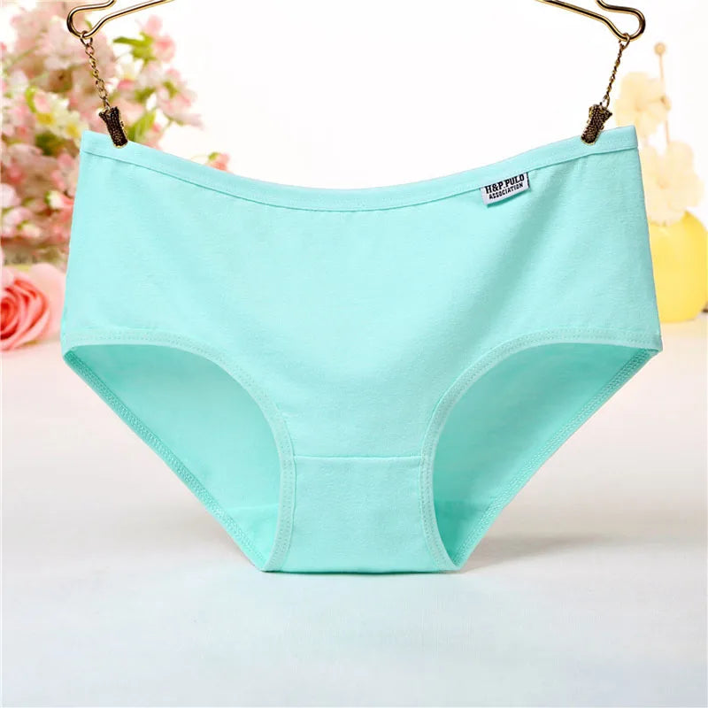 Our 7Pcs/Lot Plus Size Underwear Women's Panties Cotton Girl Briefs Sexy Lingeries Shorts Underpant Solid Panty Female Intimates 4XL