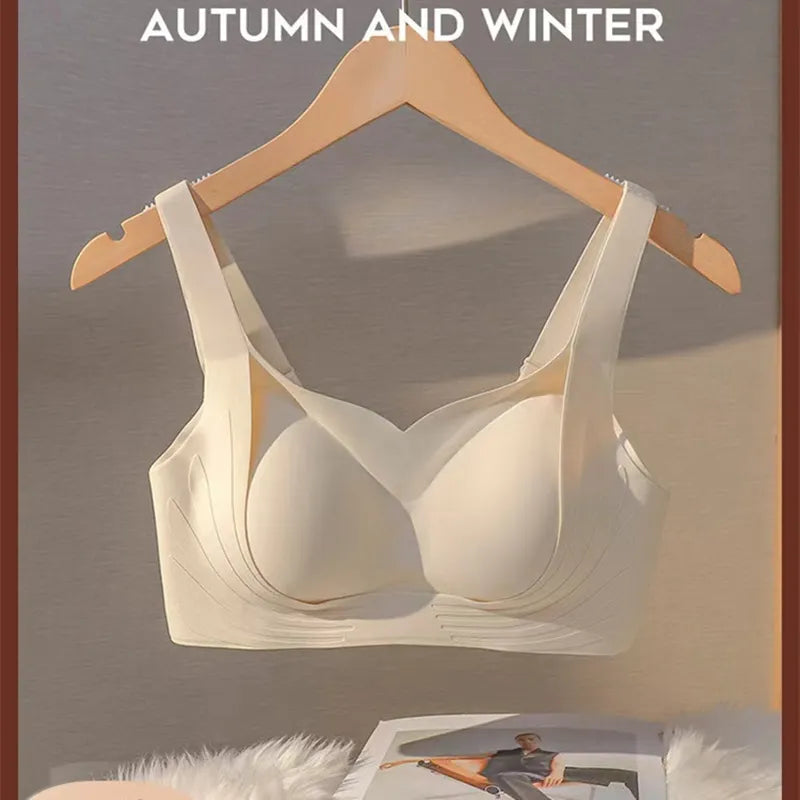 Our comfortable Sexy Lifting Seamless Underwear Women's Small Breasts Gathering No Steel Ring Upper Holder Breast Adjustable Ladies Bra