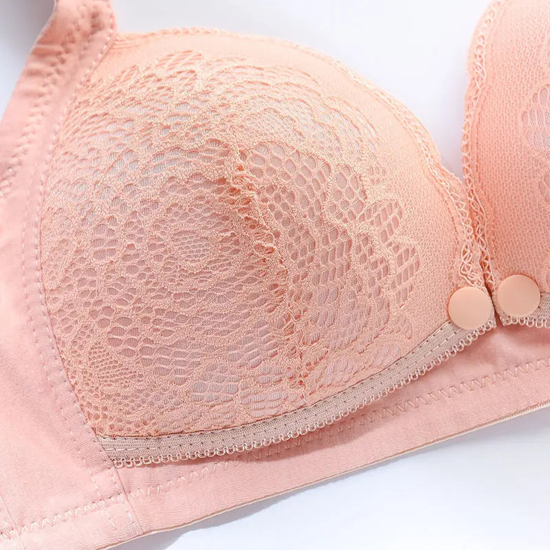 Our Wire Free Front Closure Breastfeeding Maternity Nursing Bra Pregnant Women Sleeping Bras Soutien Gorge Allaitement Underwear