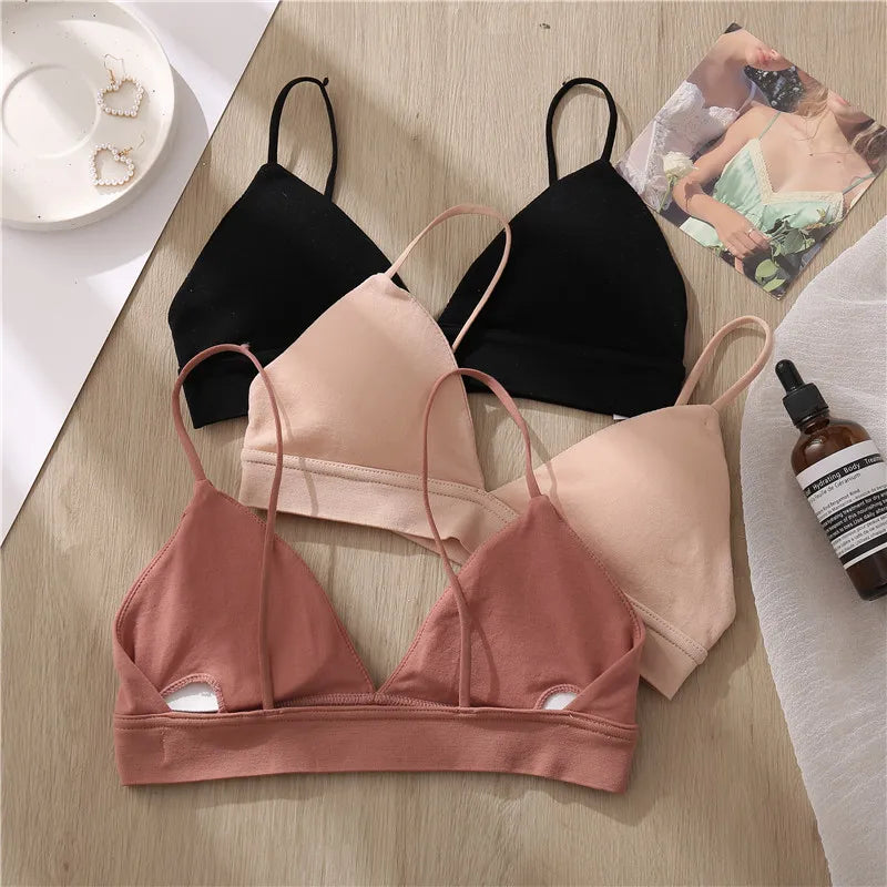 Women Sexy Seamless Bras Deep V Neck Female Breathable Underwear Push Up U Back Brassiere Padded Wireless Intimates Lingerie