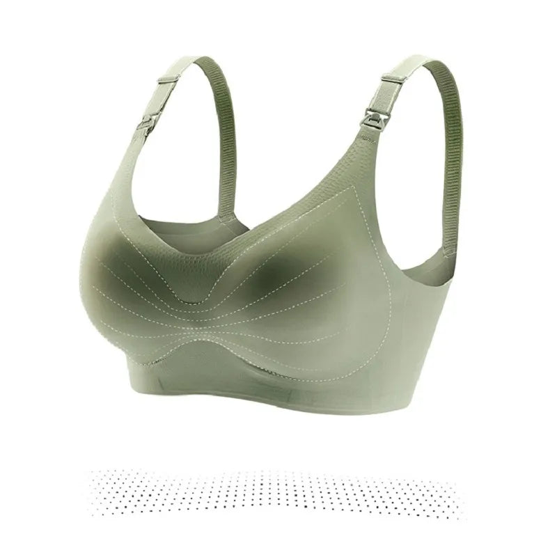 Our Ultra Thin Laser Cutting Ladies Feeding Bra Removable Padded Breastfeeding Bras Plus Size Push Up Maternity Nursing Bra