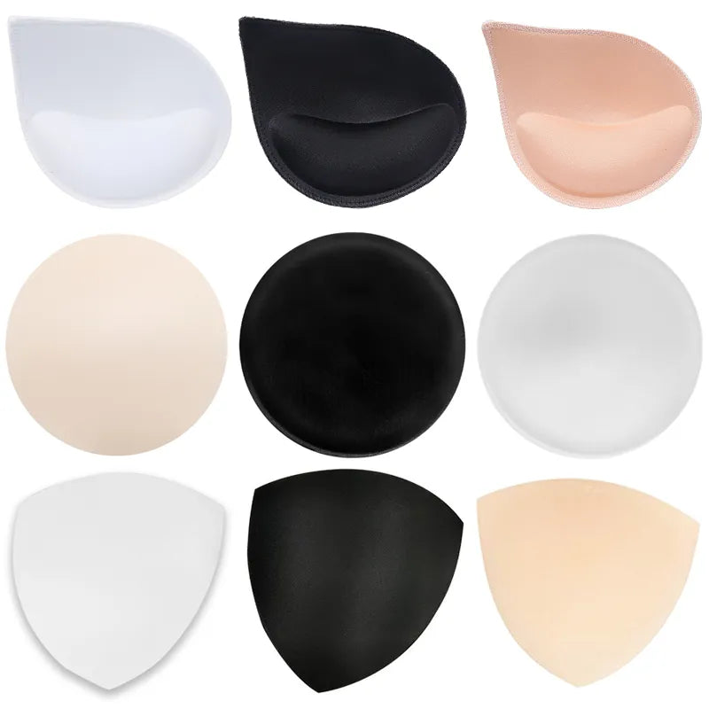 Our 3D Push Up Bra Pads Inserts 1 pair Women Underwear Small Breast Lift Breathable Sponge Padded Bra Pad Lining also for Swimsuit Bra Insert