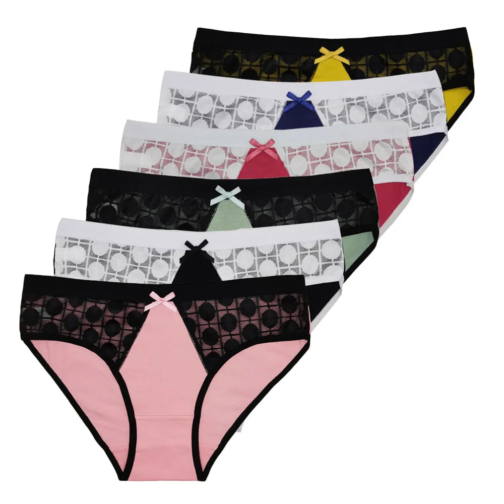 Brenda hipster/ cheeky lazy day M-XL Woman Sexy Panty Briefs 5 PCS/Set Sexy Lace Female Underpants Women Cotton Underwear Panties