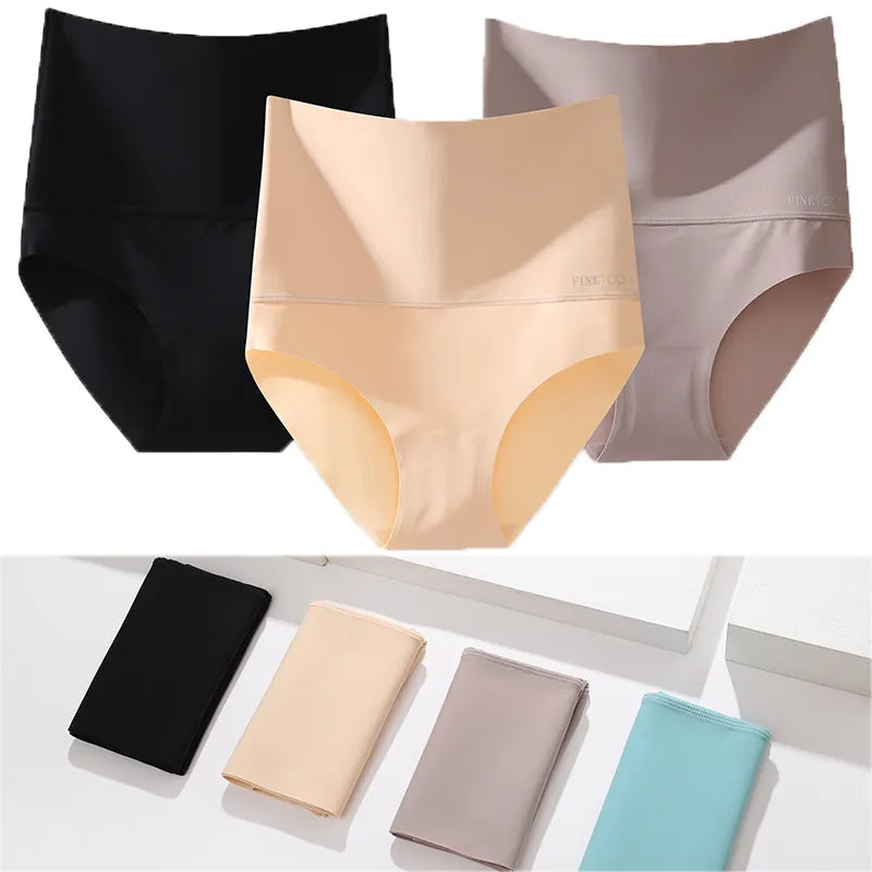 Our Bodyshaper High Waist Seamless Panties Women Underwear Anti-bacteria Soft Crotch Briefs for Female Intimates Lingerie Shapewear