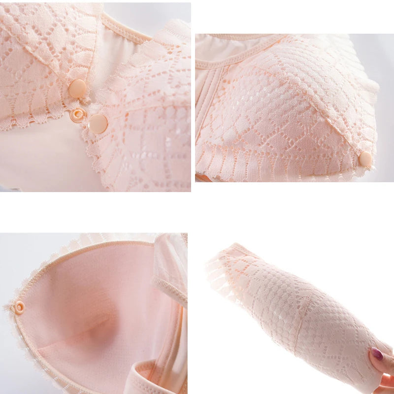 Our silk cotton new design of Breastfeeding Bras Maternity Nursing Bra for Feeding Nursing Underwear Clothes for Pregnant Women Soutien Gorge Allaitement