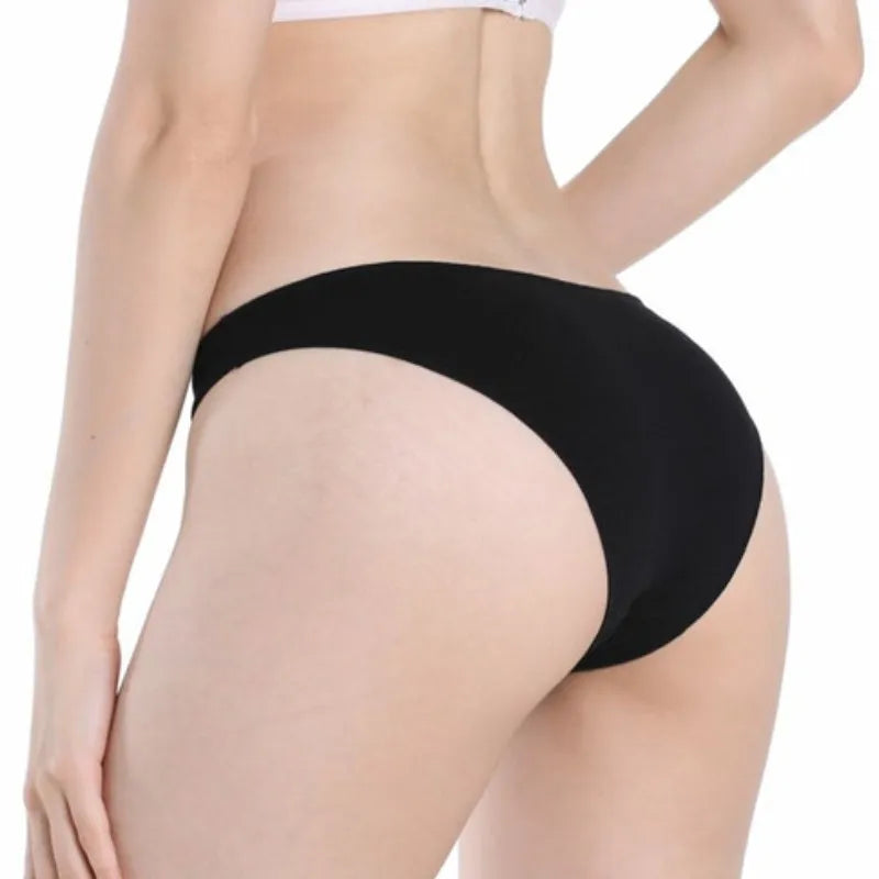 Our 3Pcs M-XXL Cotton Underwear Seamless Panties For Women Low Rise Briefs Female Solid Color Comfort Panties Breathable Lingerie