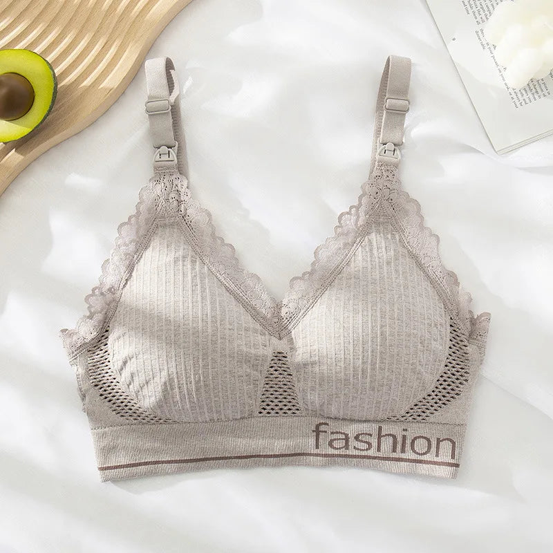 The lined Breastfeeding bra for pregnant women underwear maternity nursing bra maternity clothes