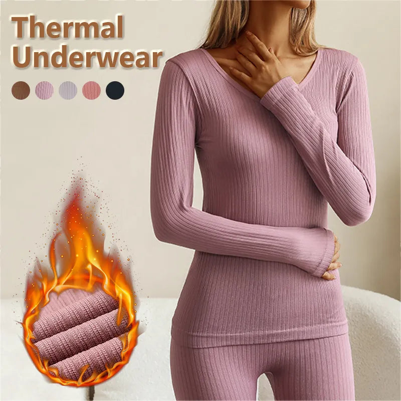 Our Thermal pajamas Sets for Women Long Sleeve Cotton Warm Long John Body Shaper Sleepwear Pajama Bodysuit Clothing