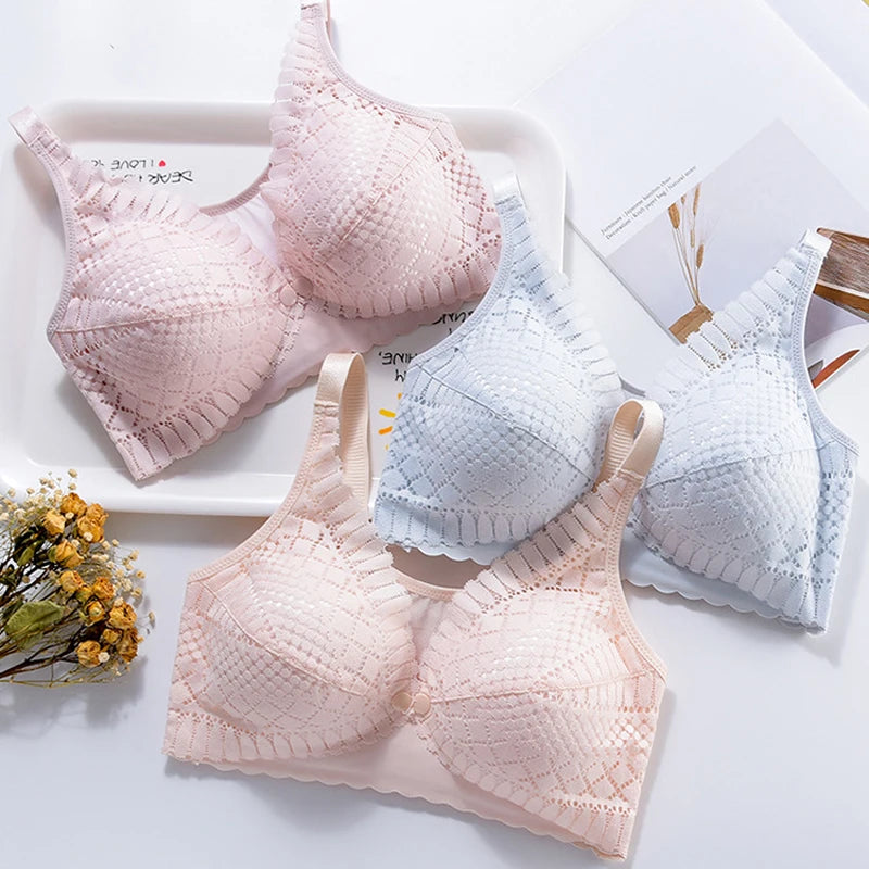 Our silk cotton new design of Breastfeeding Bras Maternity Nursing Bra for Feeding Nursing Underwear Clothes for Pregnant Women Soutien Gorge Allaitement