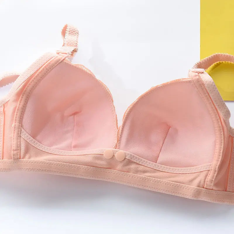 Our Maternity Bra Wire Free Front Closure Breastfeeding Nursing Bra Pregnant Women Sleeping Bras Soutien Gorge Allaitement Underwear