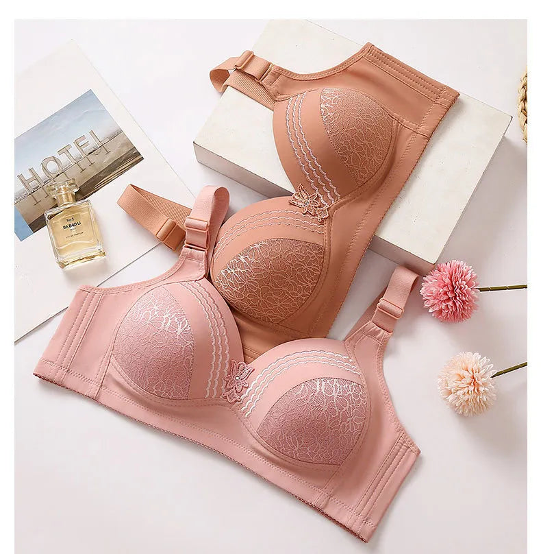 Our New High-grade Large Size Thin Cup Beauty Back Underwear Comfortable Adjustment Breathable Sweat-Absorbing Women Bras