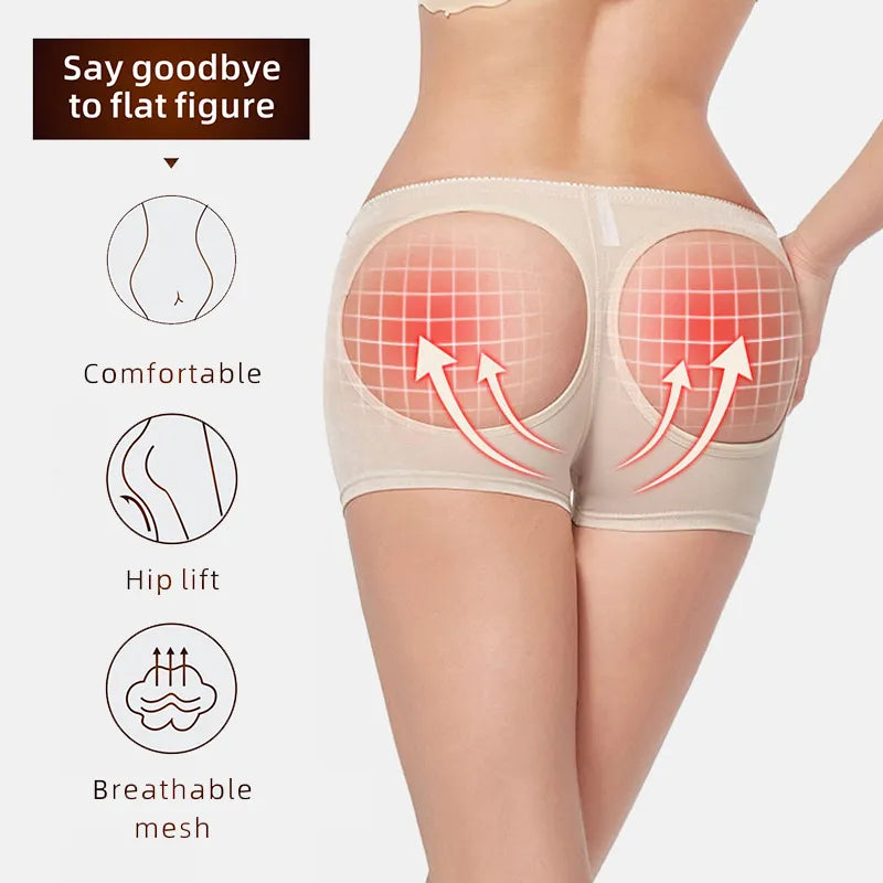 Women Butt Lifter Shaper Panties Body Shaper Wedding Pant Underwear Female Sexy Ass Push Up Panty Buttock Open Hip Booty Shorts