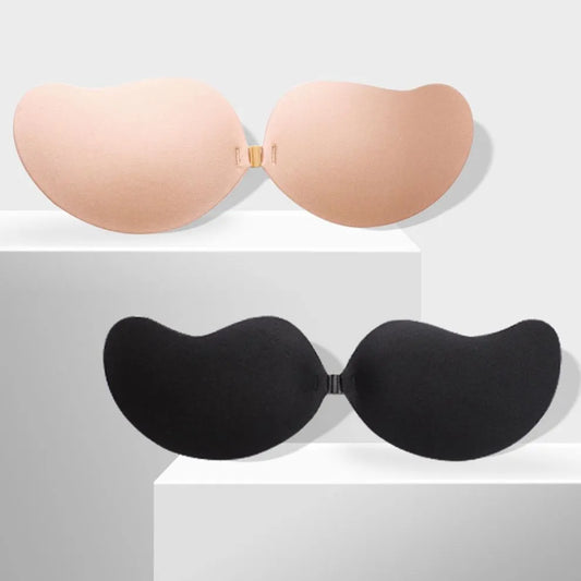 Our Reusable Silicone Bust Nipple Cover Pasties Stickers For Women Breast Self Adhesive Invisible Lift Tape Push Up Strapless Bra