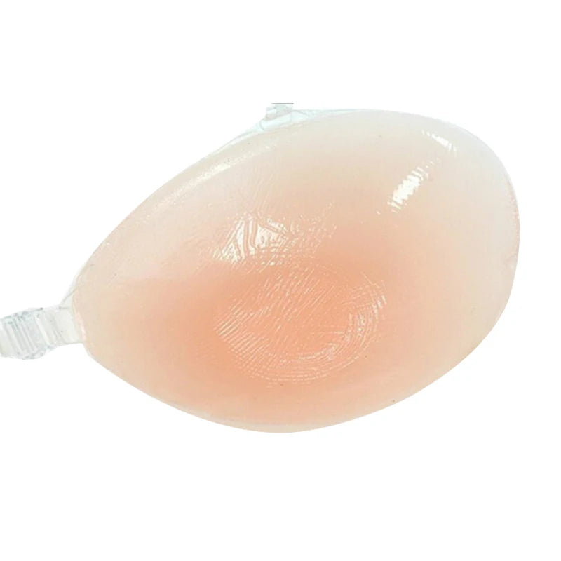 Amanda Silicone Bra Invisible Push Up Sexy Strapless Bra Stealth Adhesive Backless Breast Enhancer For Women Lady Nipple Cover