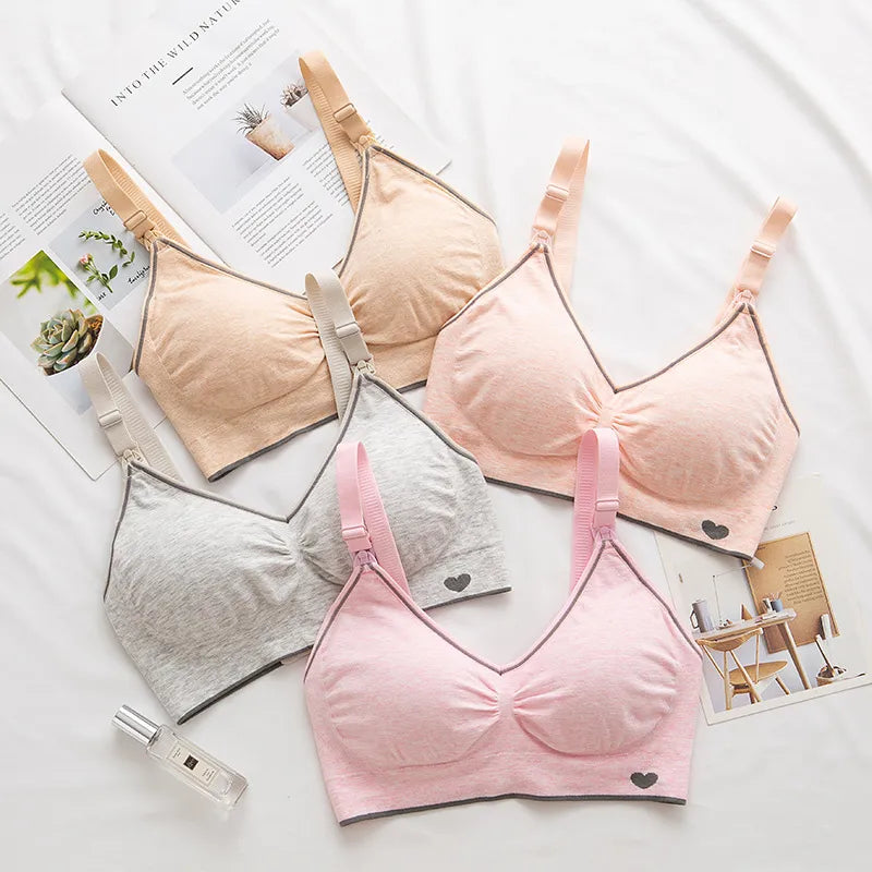 The lined Breastfeeding bra for pregnant women underwear maternity nursing bra maternity clothes