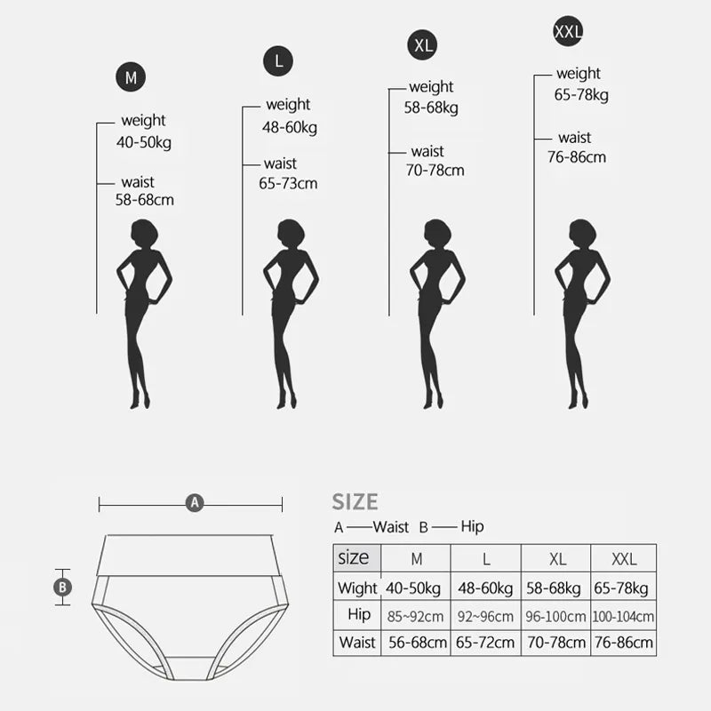 Our 5Pcs/lot Women Panties High Waist Breathable Soft Cotton Girls Underwear Seamless Briefs Women Cute Print Sexy Lingerie