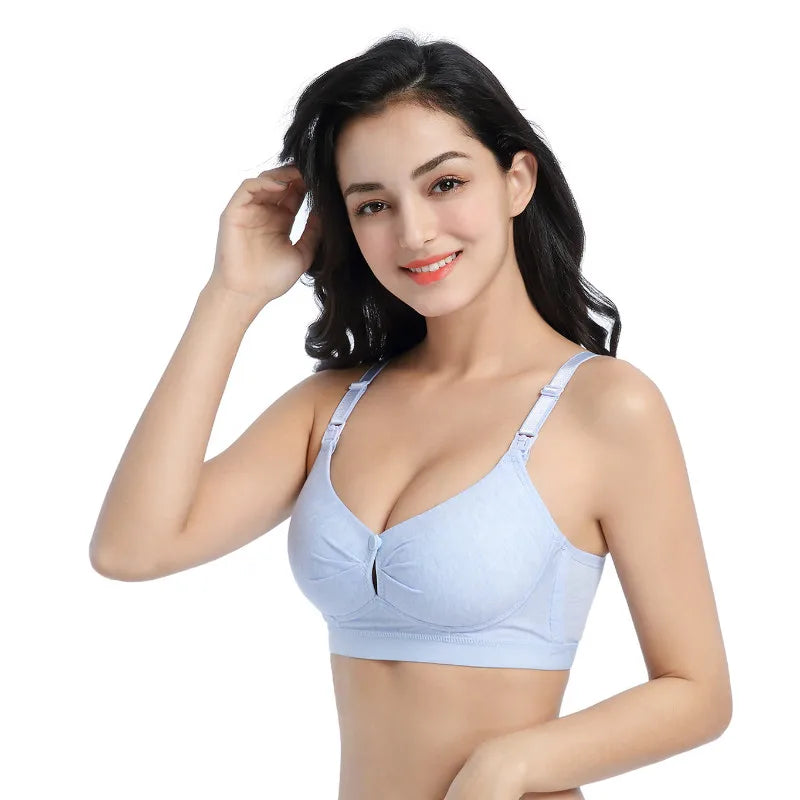 Santia Breastfeeding Bras Maternity Nursing Bra for Feeding Nursing Underwear Clothes for Pregnant Women Soutien Gorge Allaitement