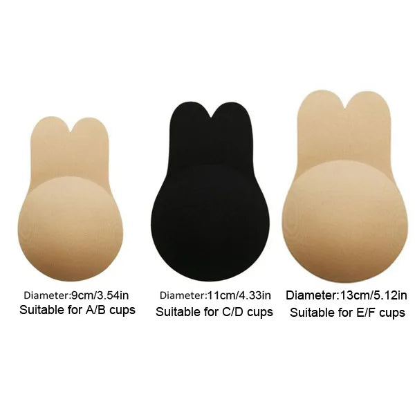 Our 1Pair Backless Strapless Invisible Push Up Bras For Women Adhesive Wireless Bralette Silicone Breast Lift Sticky Bra