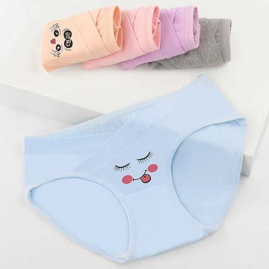 Our Jacquard Cotton Low Waist Belly Maternity Panties Plus Size Seamless Underwear For Pregnant Women Ladies Pregnancy Briefs