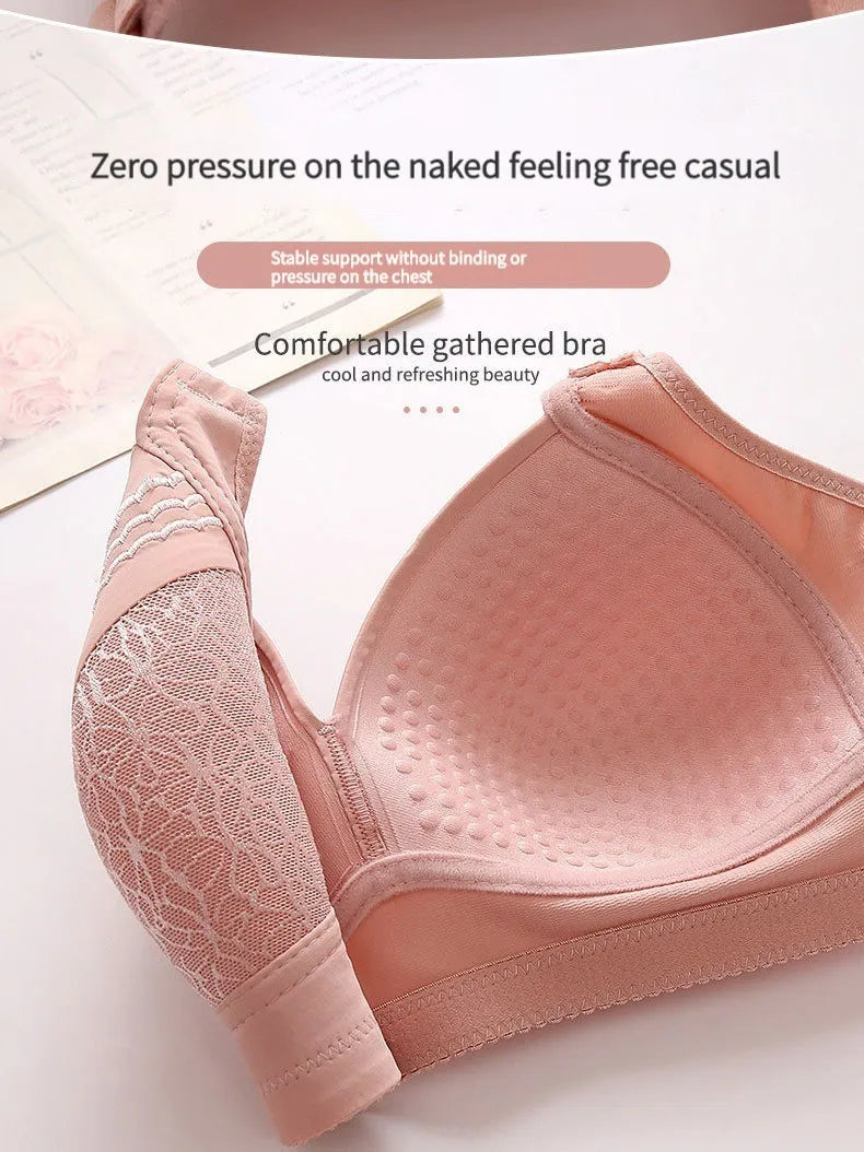 Our New High-grade Large Size Thin Cup Beauty Back Underwear Comfortable Adjustment Breathable Sweat-Absorbing Women Bras