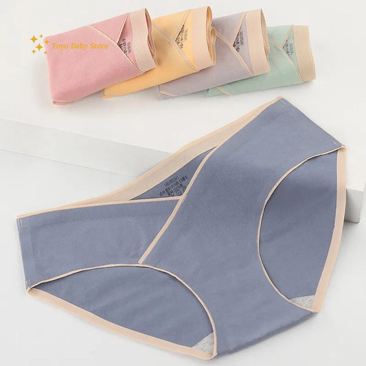 Our Vanessa Cotton Mulberry Silk Maternity Panties V Low Waist Belly Briefs Clothes for Pregnant Women Seamless Pregnancy Underwear