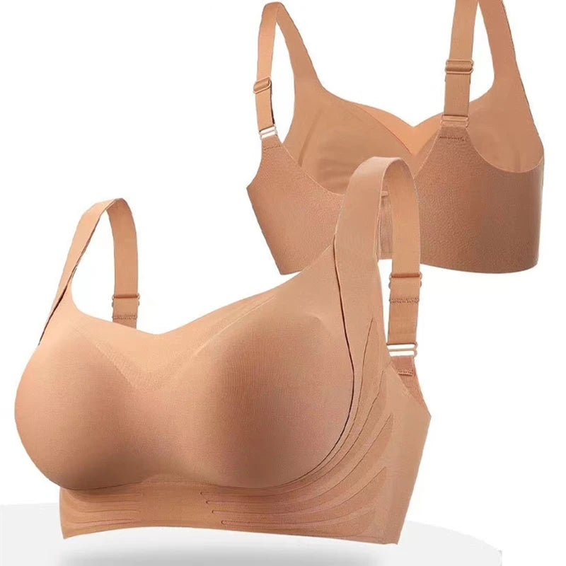 Our comfortable Sexy Lifting Seamless Underwear Women's Small Breasts Gathering No Steel Ring Upper Holder Breast Adjustable Ladies Bra