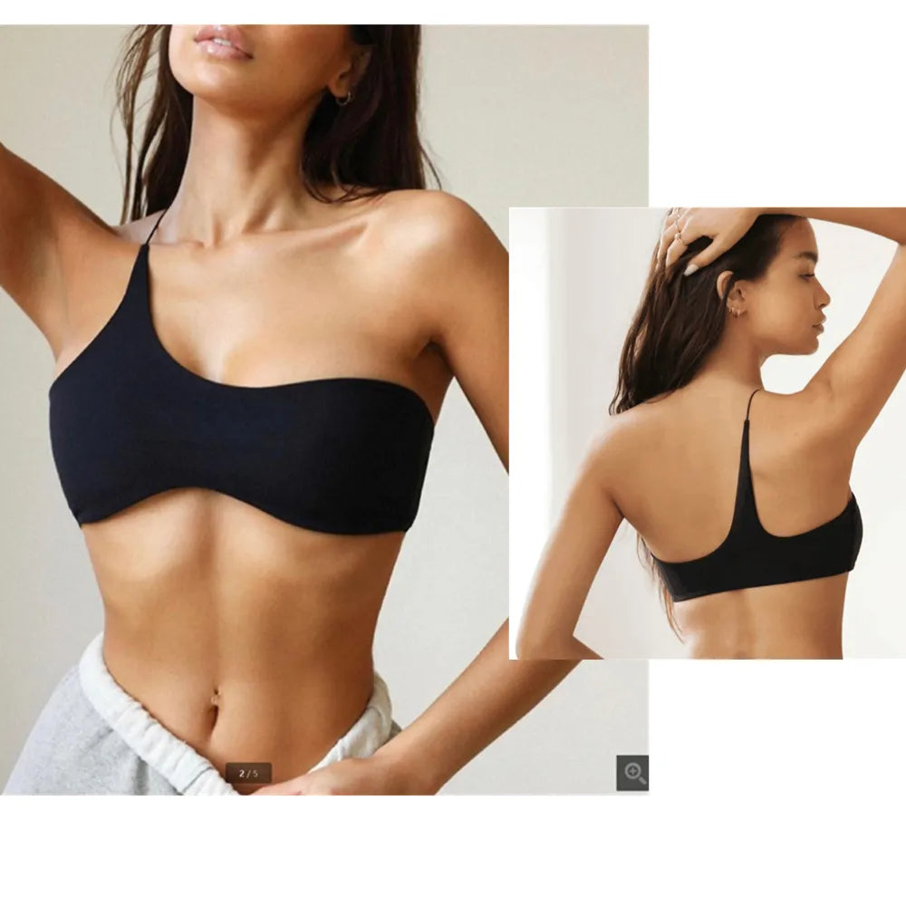 Our woman Fitness Bra Kardashian Same Style Shockproof Sports Curved Hem Yoga Wear Bra Slim Fit Top Run Women