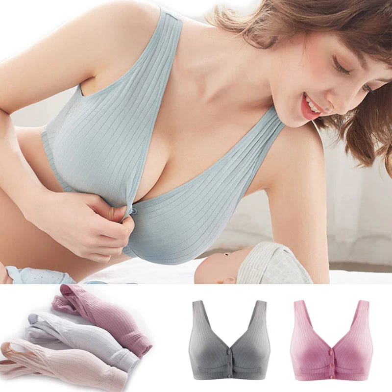 Our 100% organic Cotton Maternity Nursing Bras Pregnant Breastfeeding Pregnancy Women Underwear Breast Feeding Bra Soutien Gorge Allaitement