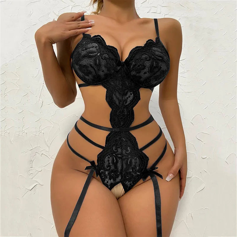 woman Sexy Lingerie Underwear teddy Bodysuits bottomless hot night dresses