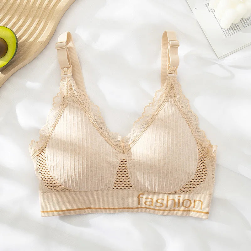 The lined Breastfeeding bra for pregnant women underwear maternity nursing bra maternity clothes