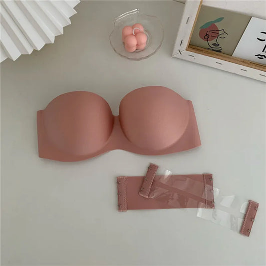 Our Sexy Backless Invisible push up Bra Women Strapless Seamless Bralette Bra Underwear Lingerie for Female Wireless Brassiere