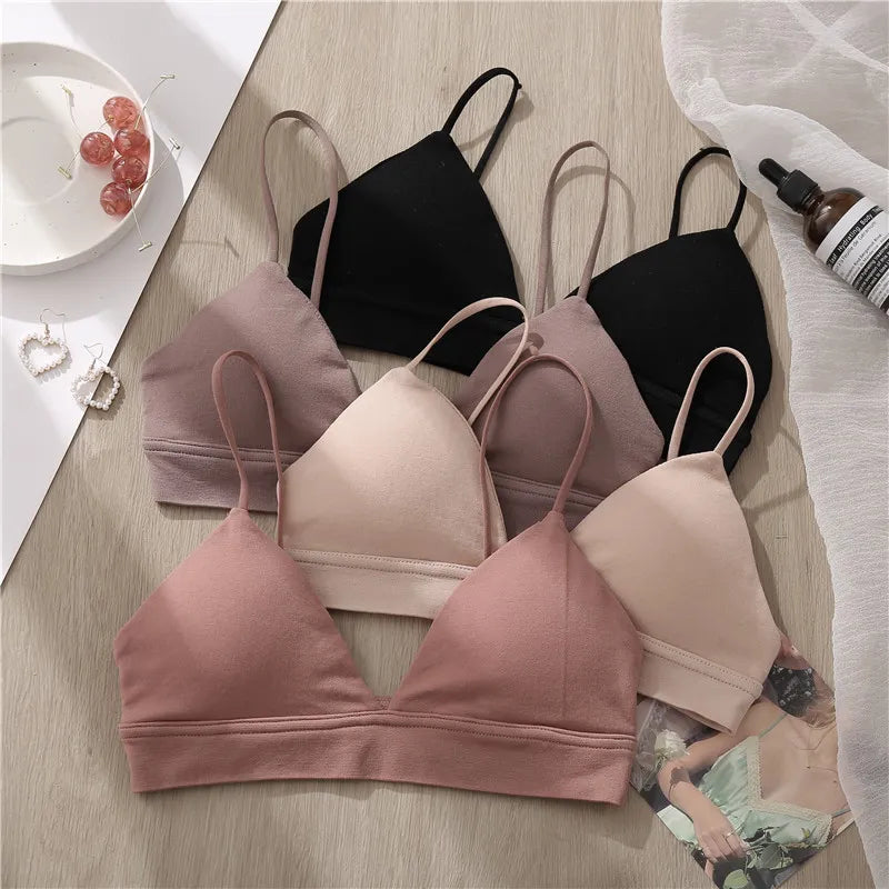 Women Sexy Seamless Bras Deep V Neck Female Breathable Underwear Push Up U Back Brassiere Padded Wireless Intimates Lingerie