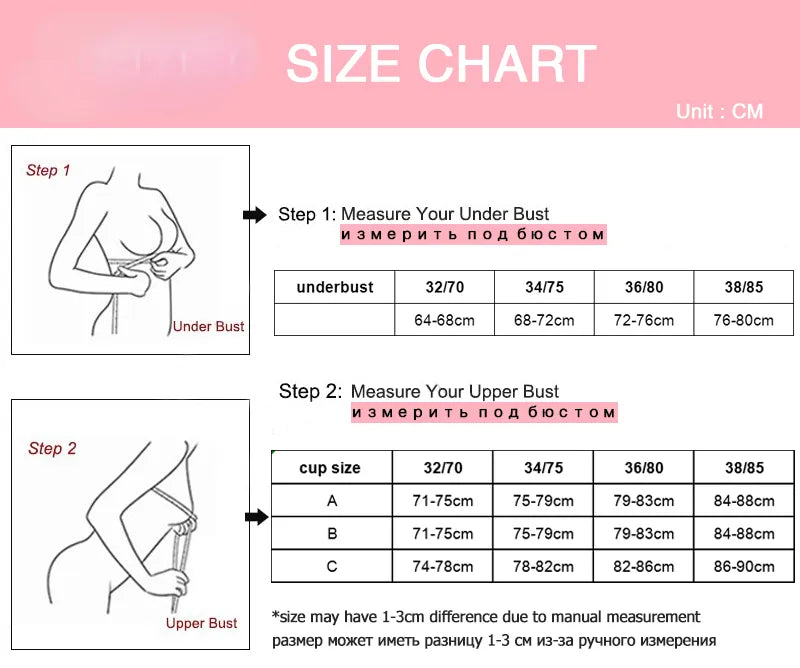 Our Thickened Underwear push ups Women's Small Breasts Gather Together with Steel Rings Shaped Upper Support A Cup Flat Bra Double Bralette